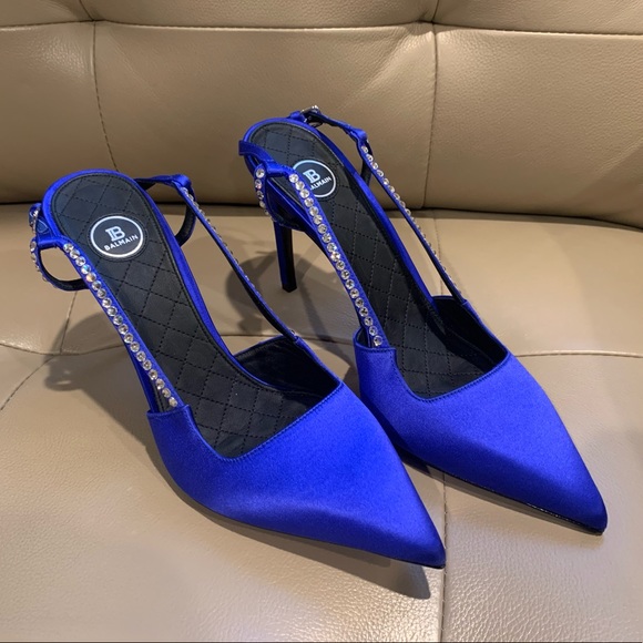 Balmain Shoes - Balmain Madison strassed stiletto pump